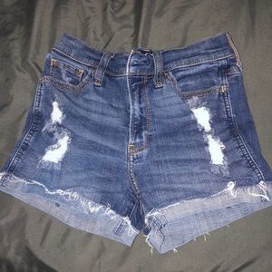 hollister high rise shorts
